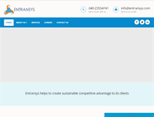 Tablet Screenshot of entransys.com